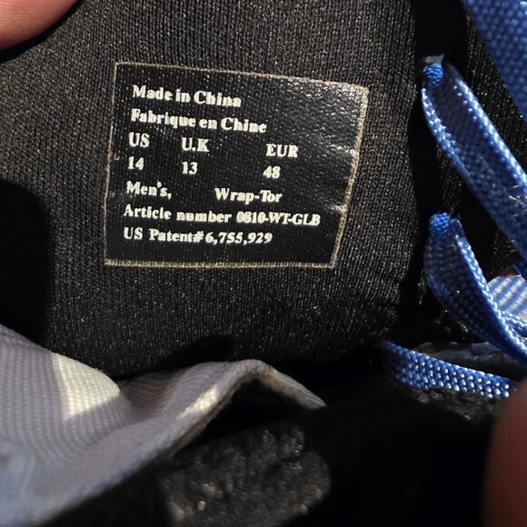 EKTIO Basketball Grey/Blue Men's Shoes Anti Ankle Sprain SIZE 14 - RARE - Picture 9 of 9